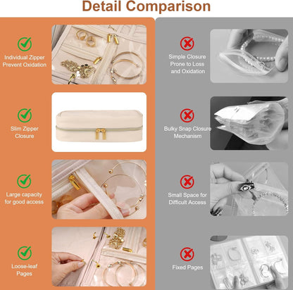 LuxeVault™ Premium Travel Jewelry Organizer Bag