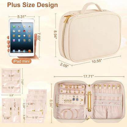 LuxeVault™ Premium Travel Jewelry Organizer Bag