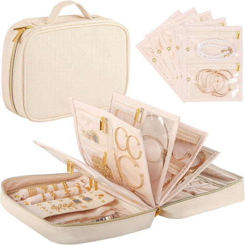 LuxeVault™ Premium Travel Jewelry Organizer Bag