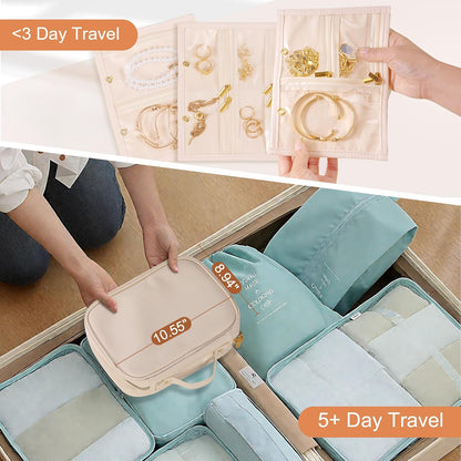 LuxeVault™ Premium Travel Jewelry Organizer Bag
