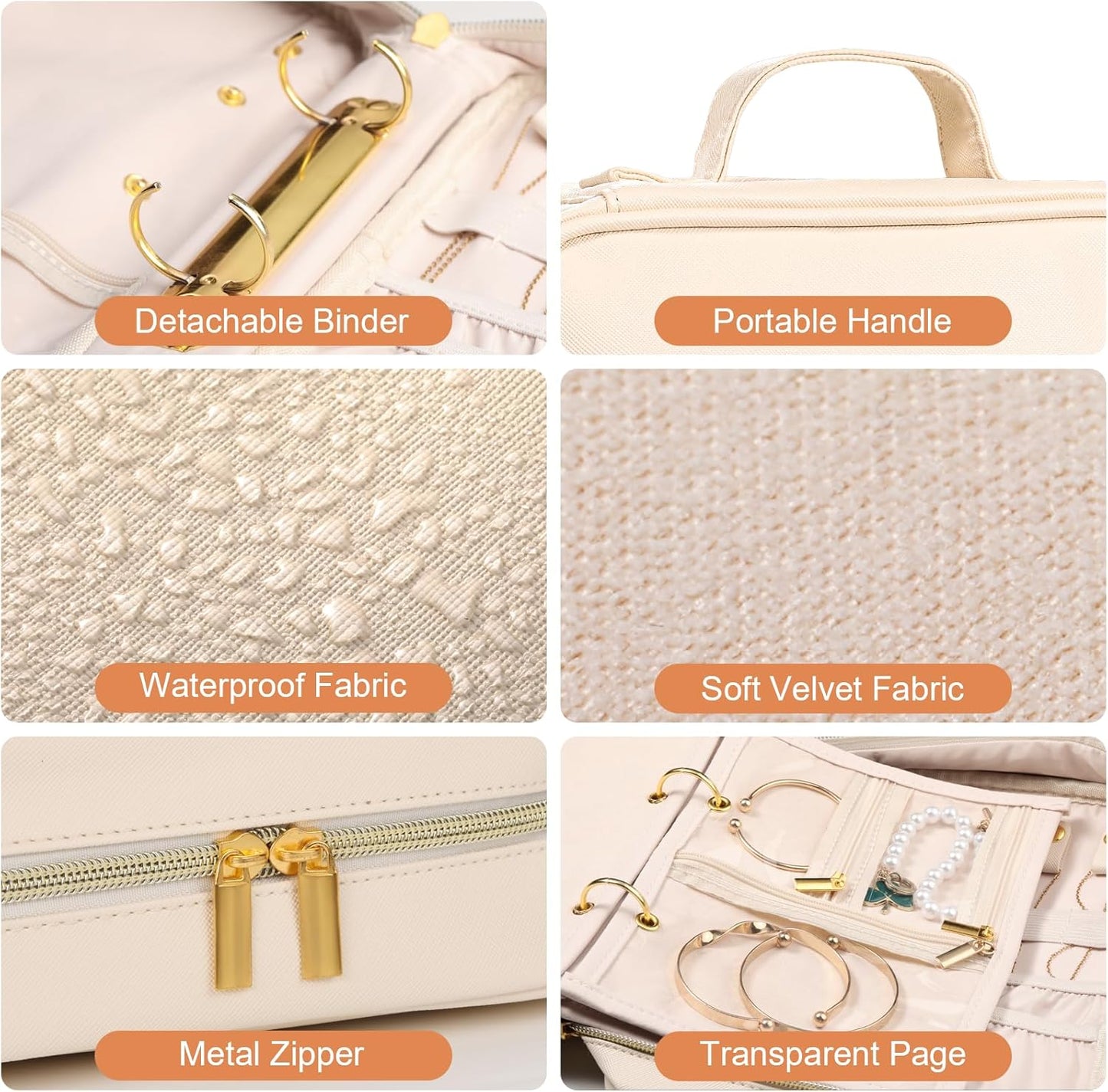LuxeVault™ Premium Travel Jewelry Organizer Bag