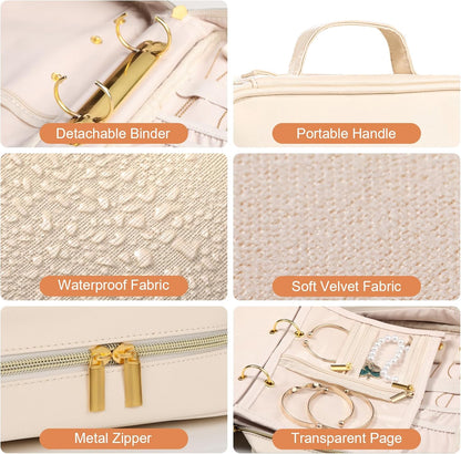 LuxeVault™ Premium Travel Jewelry Organizer Bag