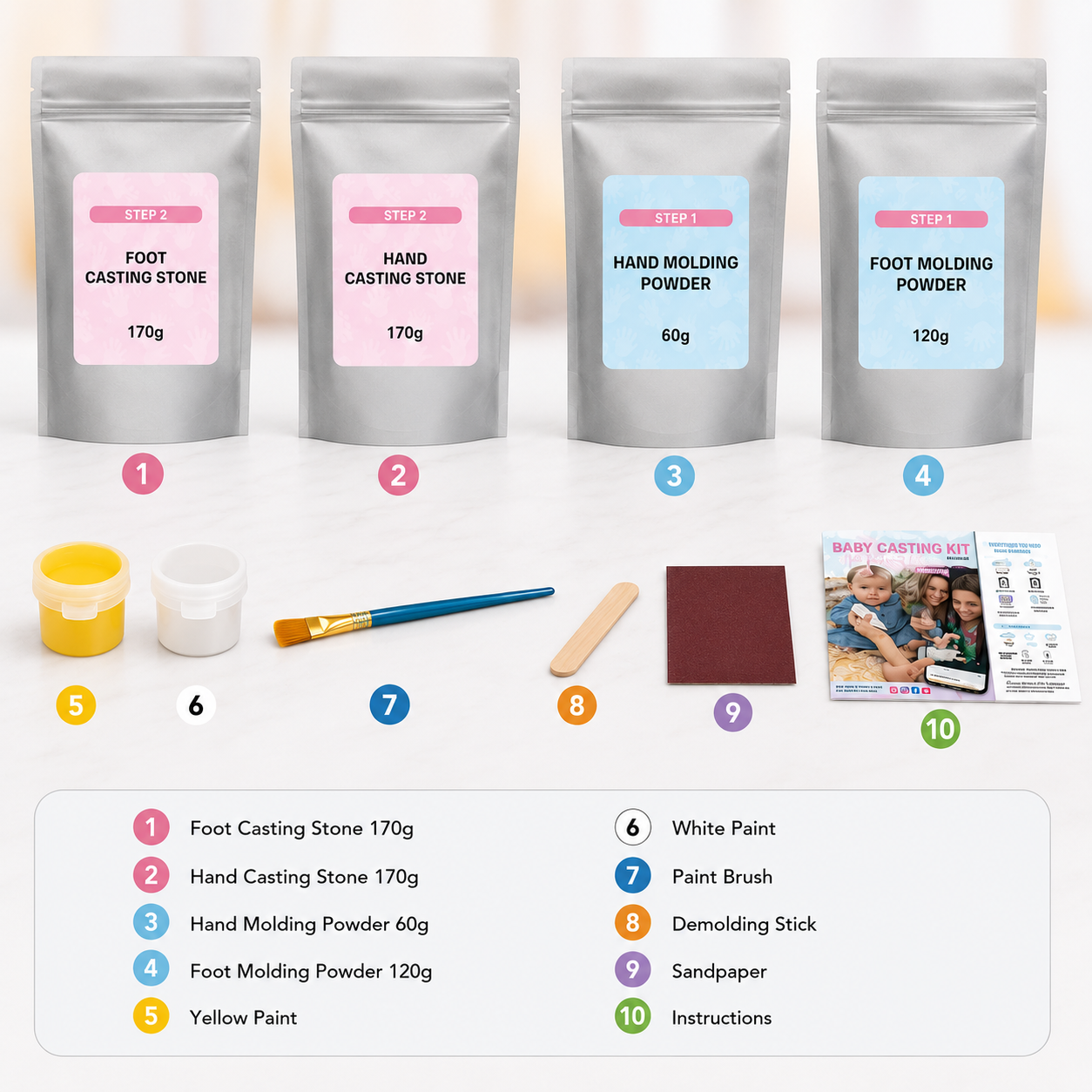 Luna Bean™ 3D Baby Casting Kit