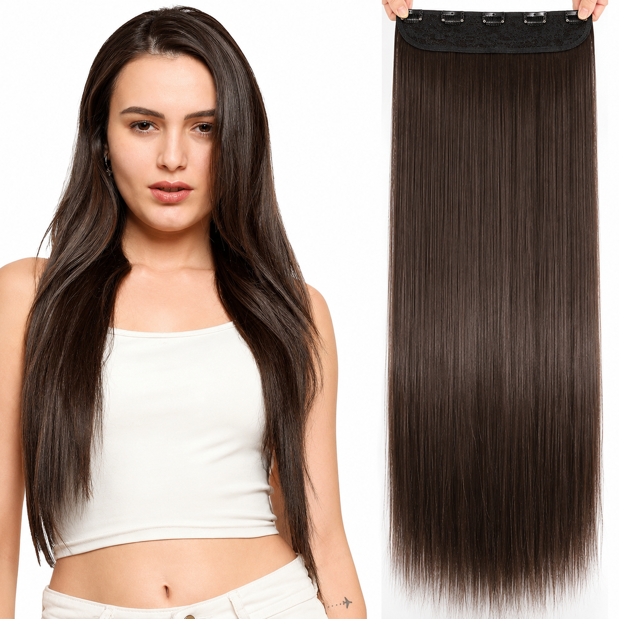 24" Inch GlamWave™ Instant Hair Extensions