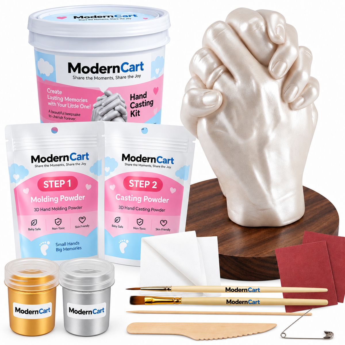 Hand Casting Kit for Couple, 3D Hand Casting Kit