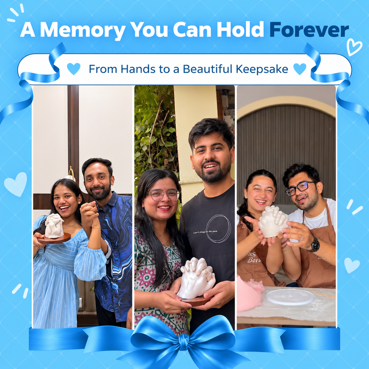 Hand Casting Kit for Couple, 3D Hand Casting Kit