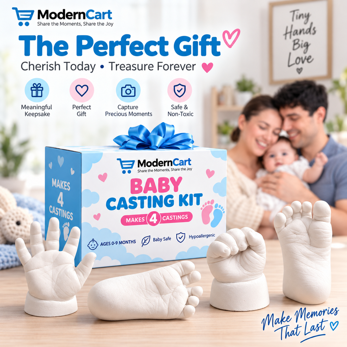 Modern Cart™ 3D Baby Casting Kit